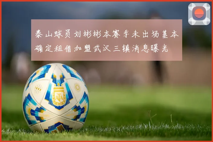 泰山球员刘彬彬本赛季未出场基本确定租借加盟武汉三镇消息曝光