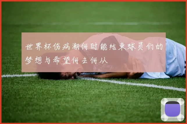 世界杯伤病潮何时能结束球员们的梦想与希望何去何从